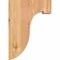 Ekena Millwork Del Monte Smooth Corbel, Western Red Cedar, 3 1/2"W x 10"D x 14"H COR04X10X14DEL00SWR - alternate 4